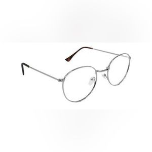 🆕 Nectar Flatiron Blue Light Blocker Silver Frame Clear Lens